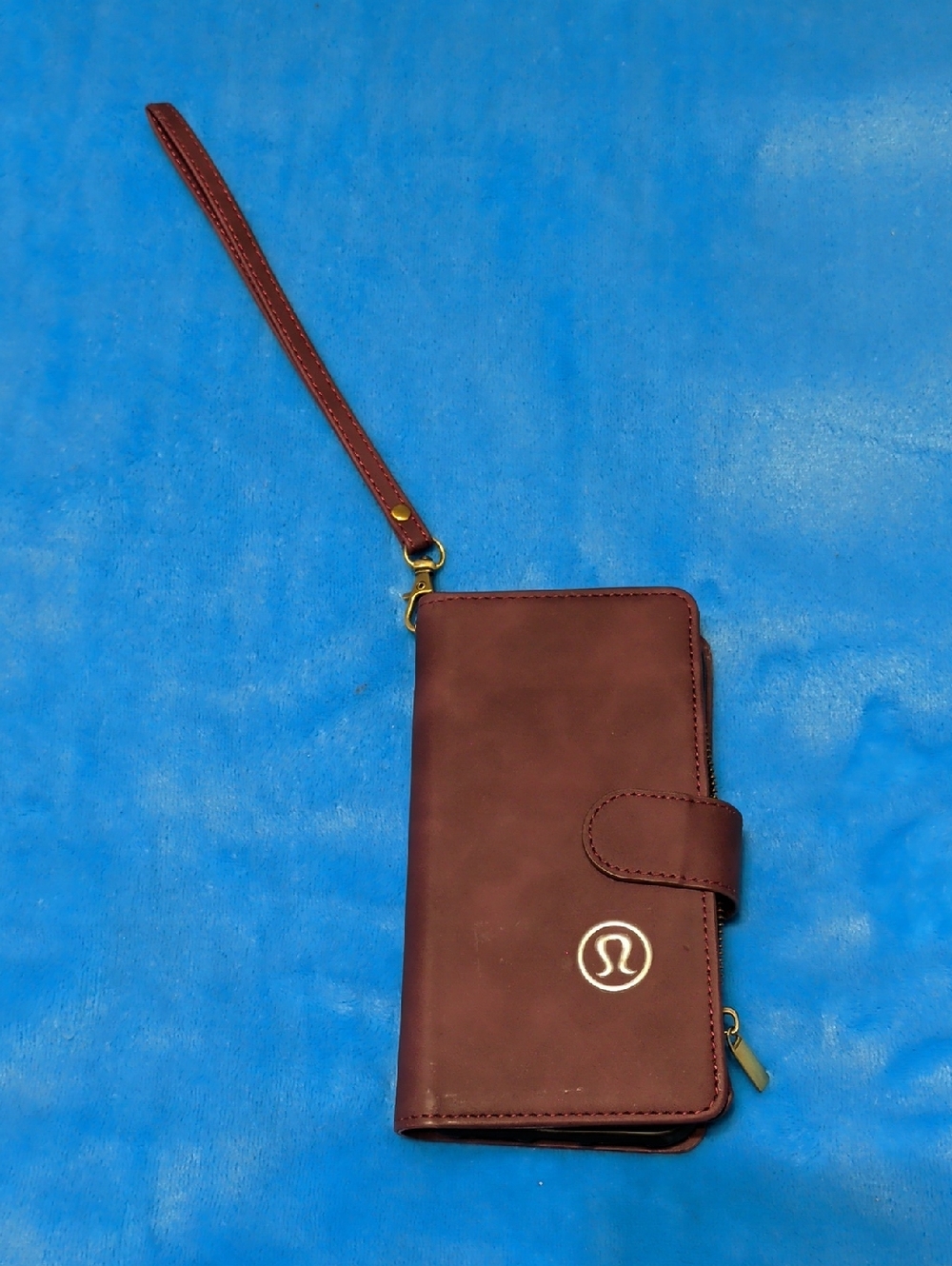Wristlet Wallet/Phone Case – Burgundy